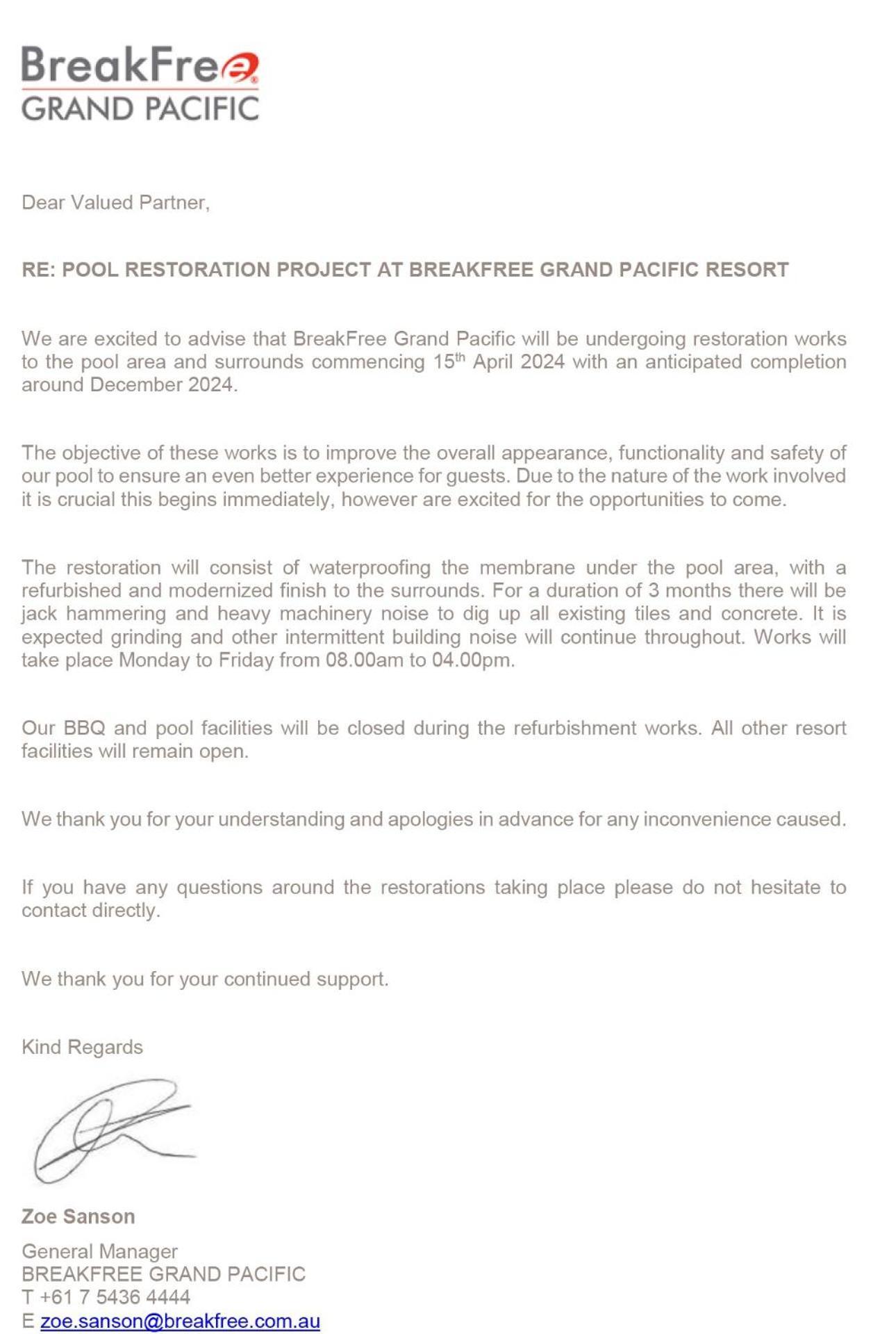 Breakfree Grand Pacific Aparthotel Caloundra Kültér fotó